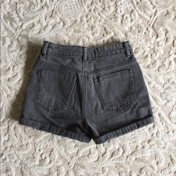 ASOS washed black ripped denim shorts - Picture 2 of 2